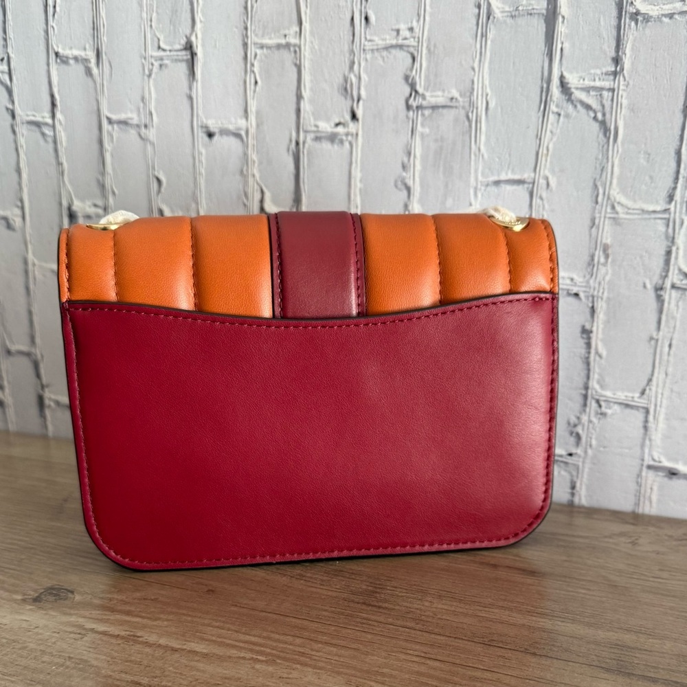 NWT Coach Georgie Crossbody With Colorblock Puffy Quilting C5591 - Picture 3 of 6